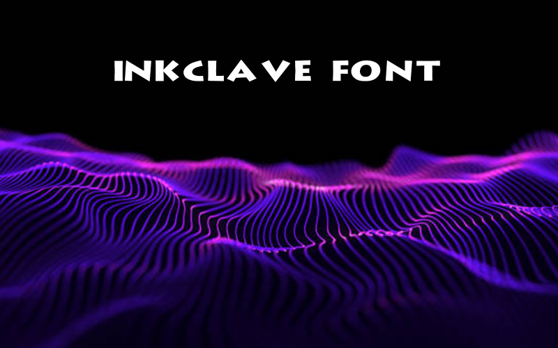 Шрифт Inkclavefont-креативный шрифт-44-25