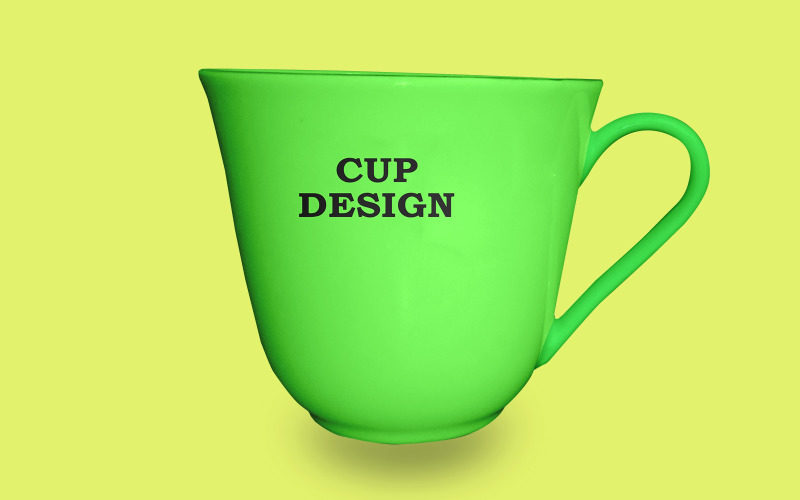 Tea Cup  Mockup PSD Template Design 1