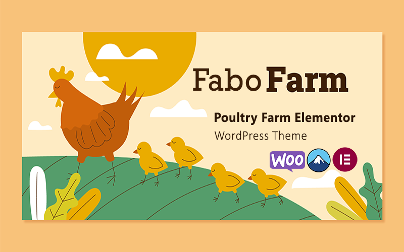 Fabofarm - Tema Elementor de WordPress para granjas avícolas