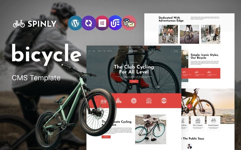 Spinly - Tema multipropósito adaptable para WordPress y bicicletas
