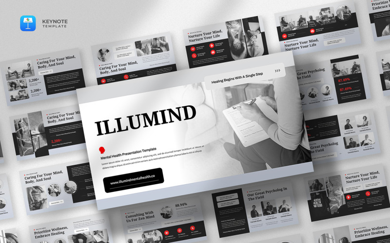 Illumind – Keynote-Vorlage für psychische Gesundheit