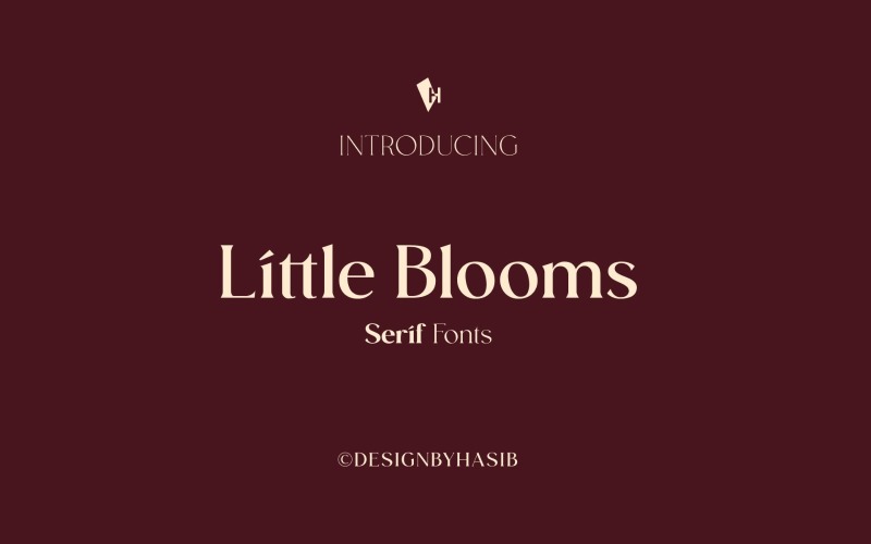 Little Blooms – Elegante fuente serif