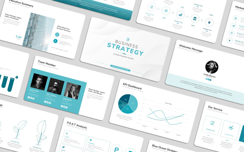 Strategix – Üzleti stratégiai Google Slides sablon