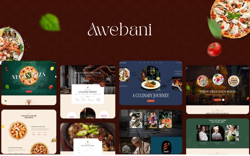 Ap Awebaninew - тема Shopify для ресторанів