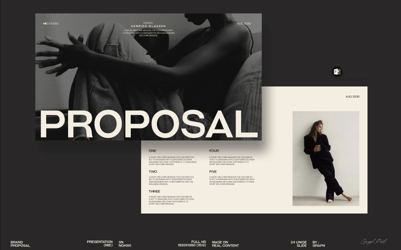 Brand Proposal PowerPoints Template #519996 TemplateMonster