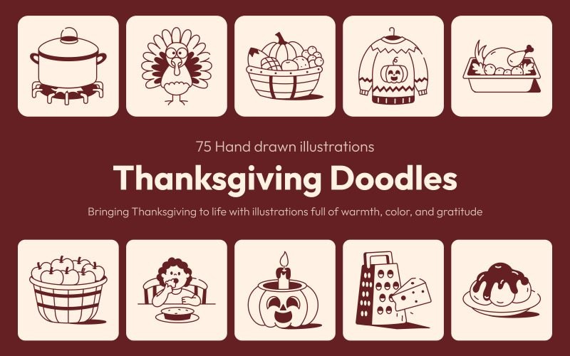 Thanksgiving Drawings Illustrations