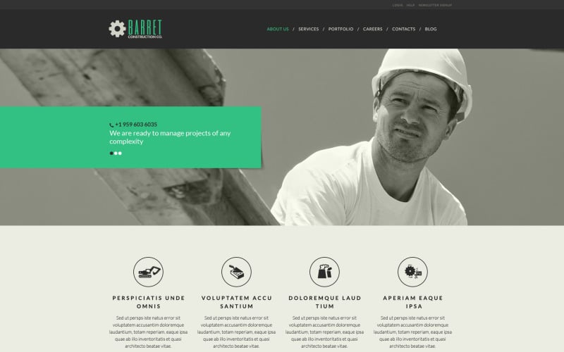 Bouwbedrijf WordPress Theme