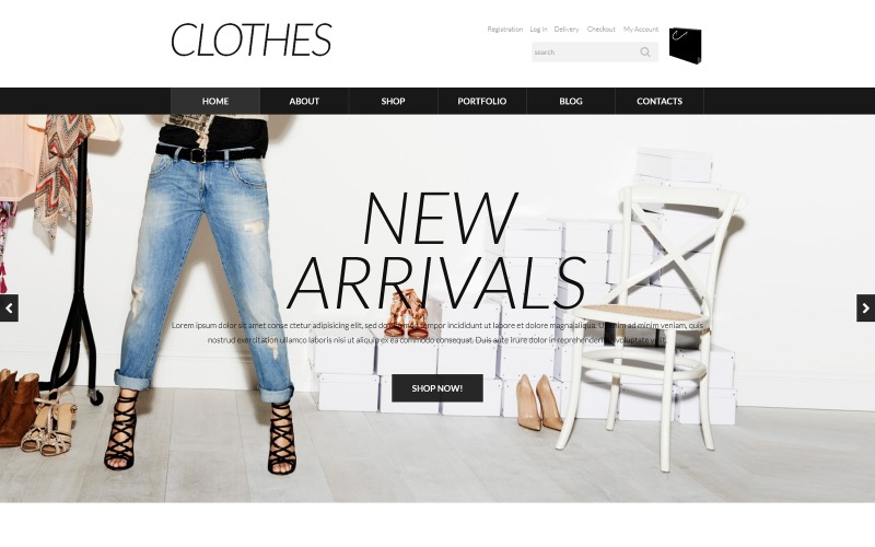 дизайнерская одежда woocommerce тема