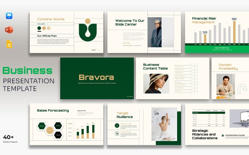 Bravora 商业计划书包模板