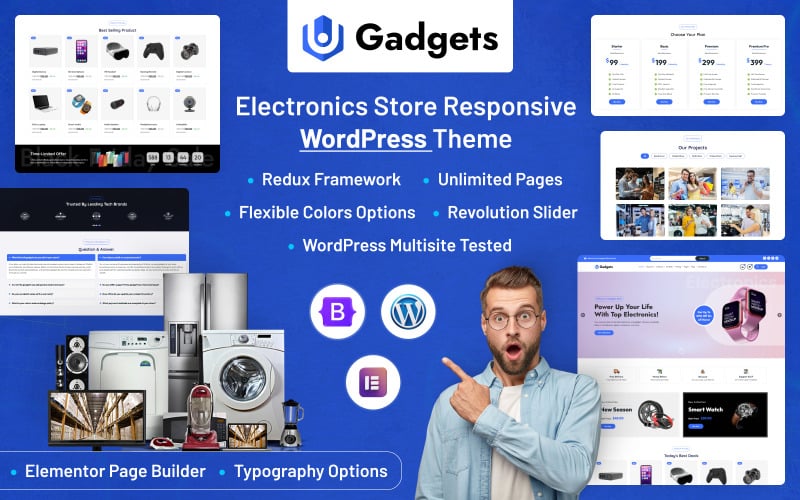 Gadgets -  Electronics Store Responsive WordPress Theme