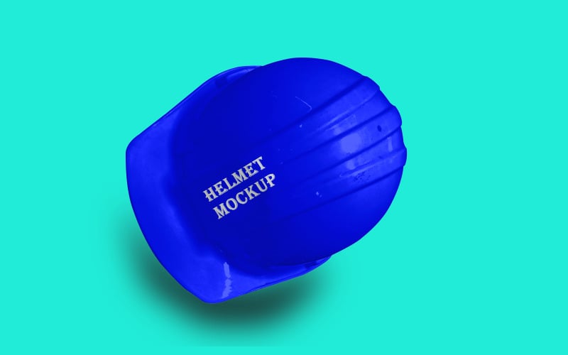 Helmet Mockup PSD Template Design 6