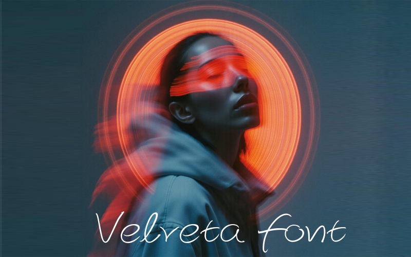 Velveta yazı tipi-Light-075-25