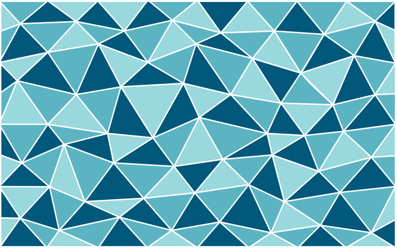 Fond de motif géométrique vert et bleu