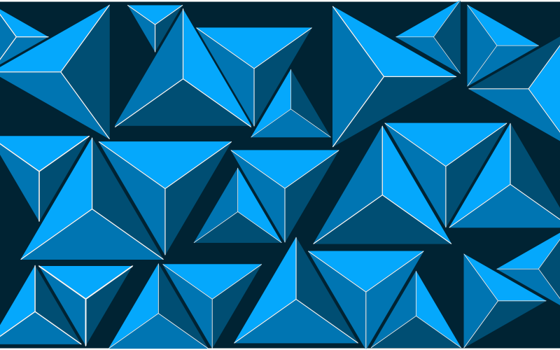 Zielony Niebieski Geometryczny Wzór Tło