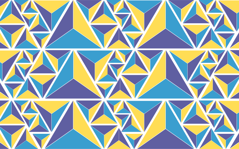 Elegante fondo con patrón geométrico multicolor