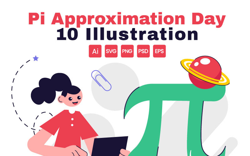 10 Pi közelítési nap illusztráció