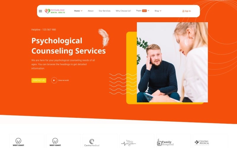 JL Pszichológiai Klinika Terápia és Mentális Egészség Joomla6 Sablon