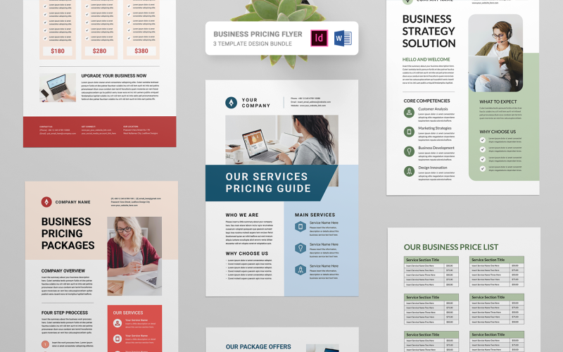 Business Price List Bundle Template