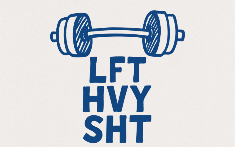LFT HVY SHT png, Gym png, Soulever des objets lourds png, Haltérophilie png, Entraînement png, T-shirt de gym png, Poids