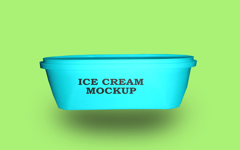 Ice cream box Mockup PSD Template Design 11