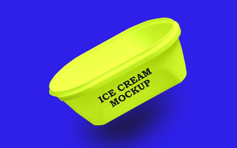 Ice cream box Mockup PSD Template Design 15