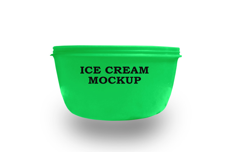 Ice cream box Mockup PSD Template Design 9