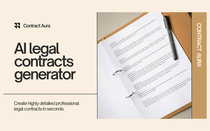 Contract Aura - Gere contratos legais usando IA