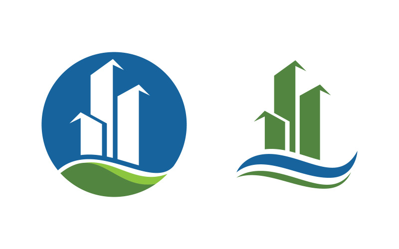 House Property concept icon logo template v.3