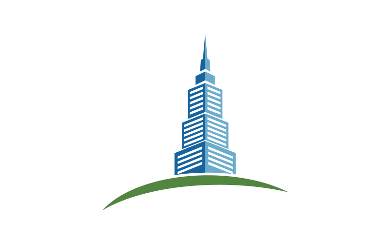 Huis Eigendom concept icoon logo sjabloon v.12