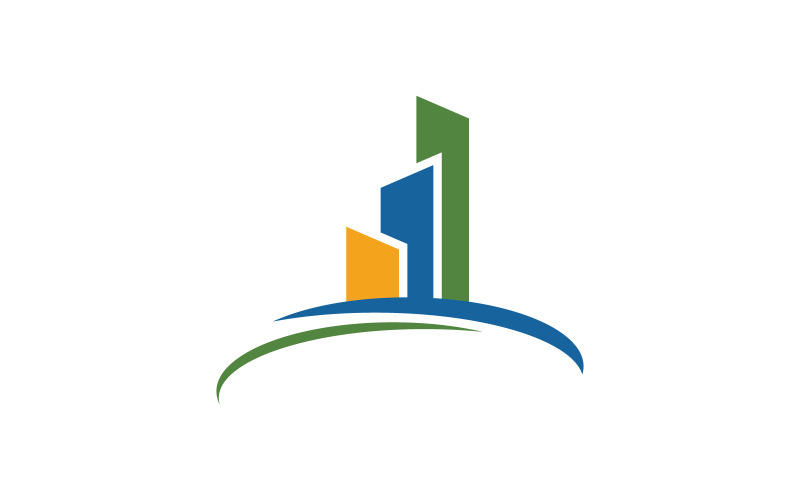 Plantilla de logotipo de icono de concepto de propiedad inmobiliaria v.1