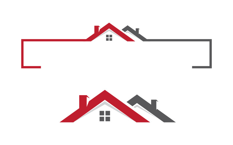 Шаблон логотипа иконки концепции House Property v.34