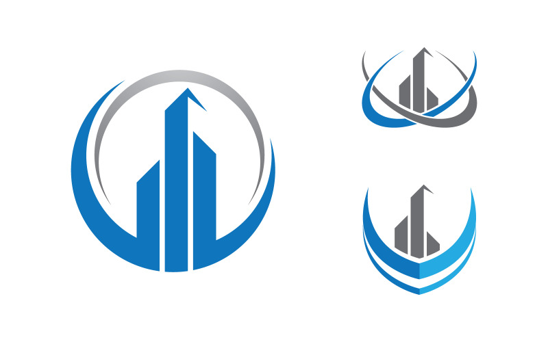 Szablon logo ikony koncepcji nieruchomości domu v.14