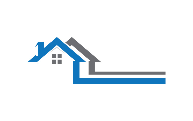 Szablon logo ikony koncepcji nieruchomości domu v.23