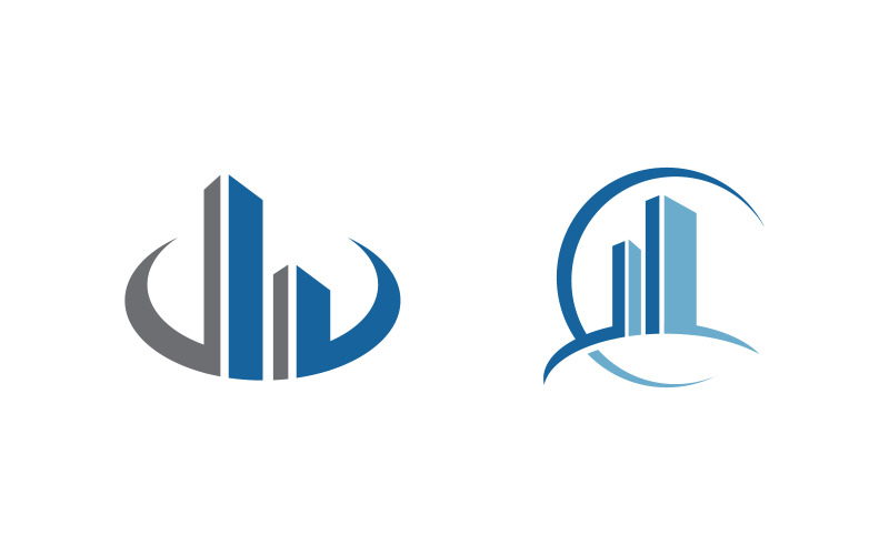Szablon logo ikony koncepcji nieruchomości domu v.24