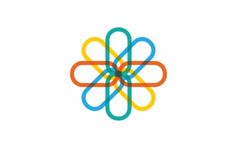 Conception d'un logo social et d'un réseau de groupes d'adoption pour les soins humains v.25