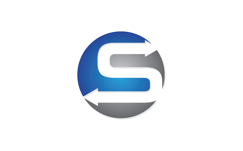 S-Buchstaben-Logo-Geschäftssymbol-Illustrationsdesign-Vorlage v.12