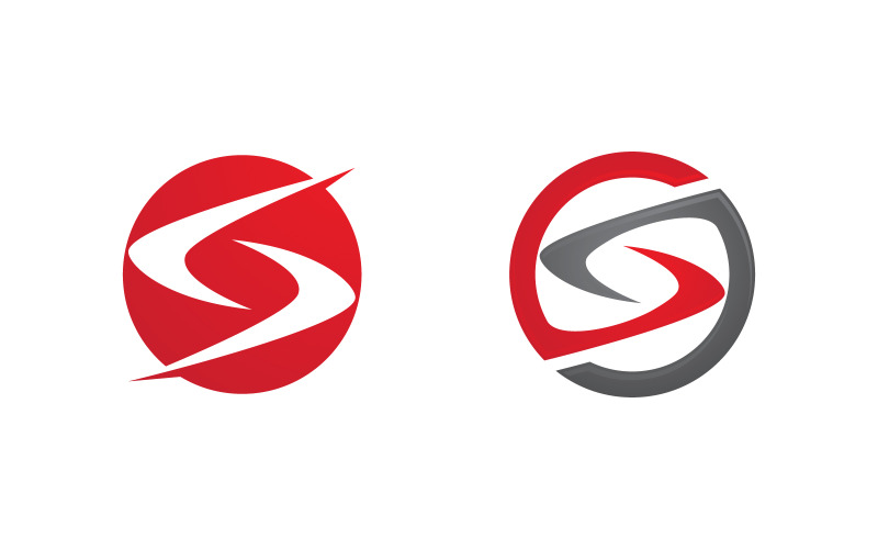 S Letter Logo bedrijfspictogram illustratie ontwerp sjabloon v.9