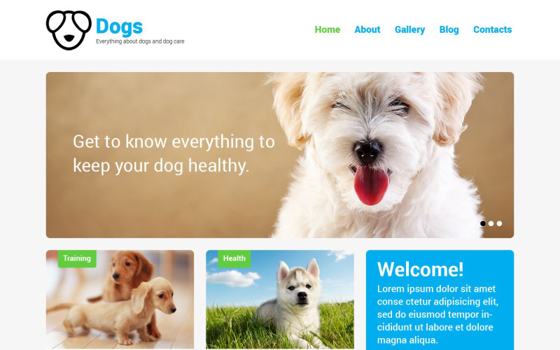 Duyarlı Köpek WordPress Teması