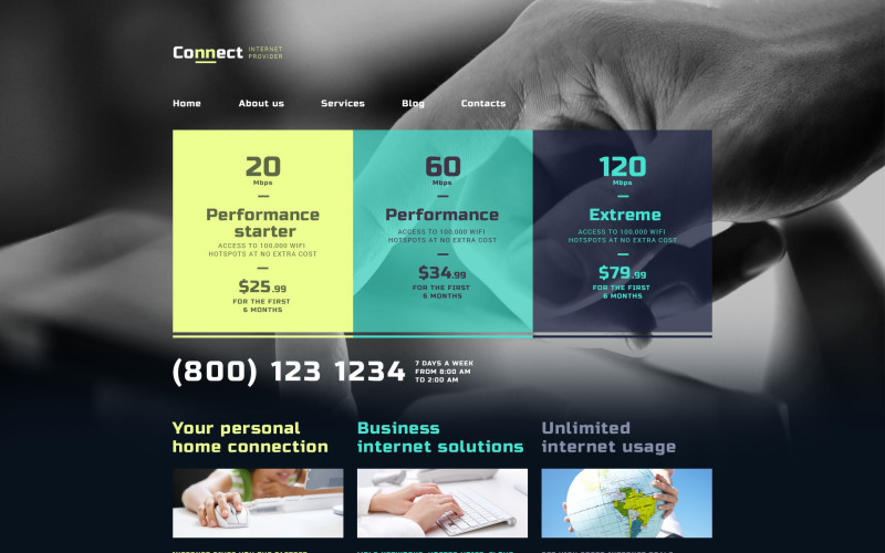 Tema WordPress per Internet