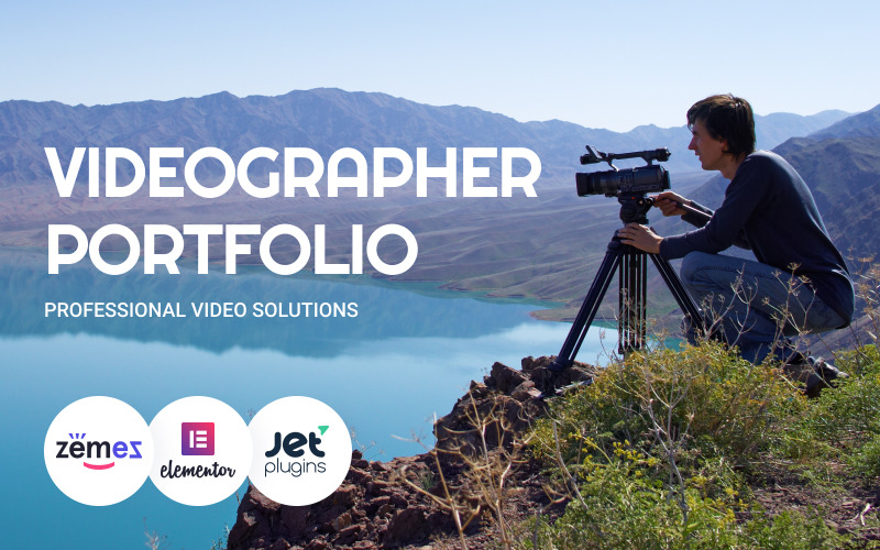 WordPress-Theme für Videografen-Portfolio-Websites für Videoproduktion und Filmdienstleistungen