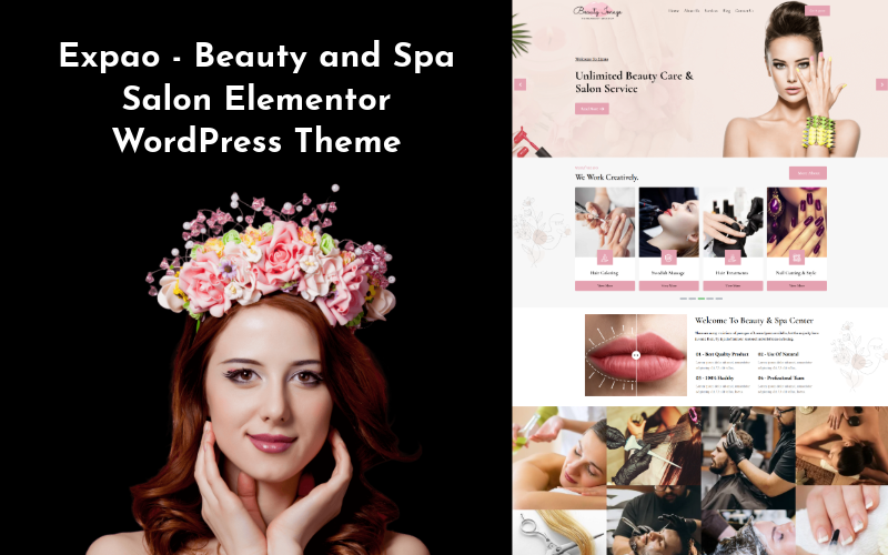 Expao – Elementor-WordPress-Theme für Schönheits- und Spa-Salons