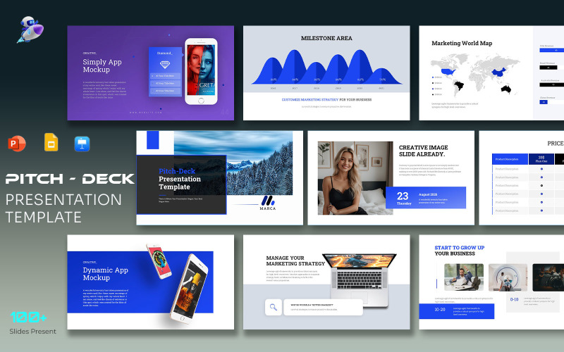 Presentationsmall för Pitch Deck-paket