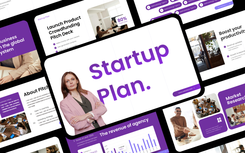 Keynote-Vorlage für Startup-Plan-Präsentationen
