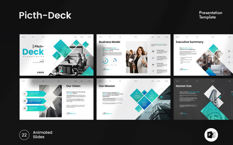 PowerPoint-presentation av Pitch Deck