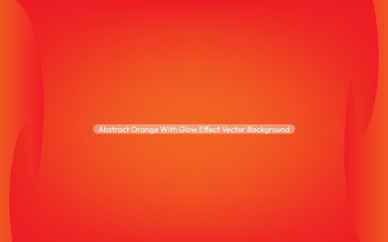 Abstrakt, Orange, Mit, Glühen, Effekt, Vektor, Hintergrund