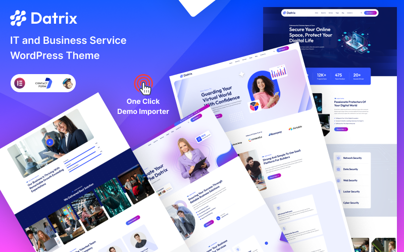 Datrix – šablona WordPress pro IT služby a podnikání