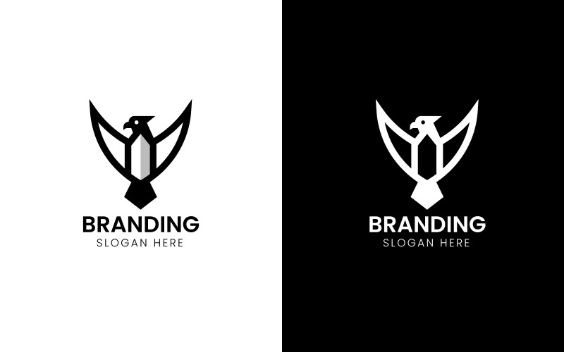 Flying bird logo template-916