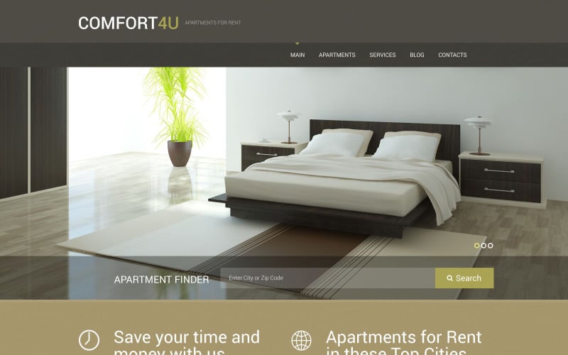 Apartments for Rent WordPress Theme