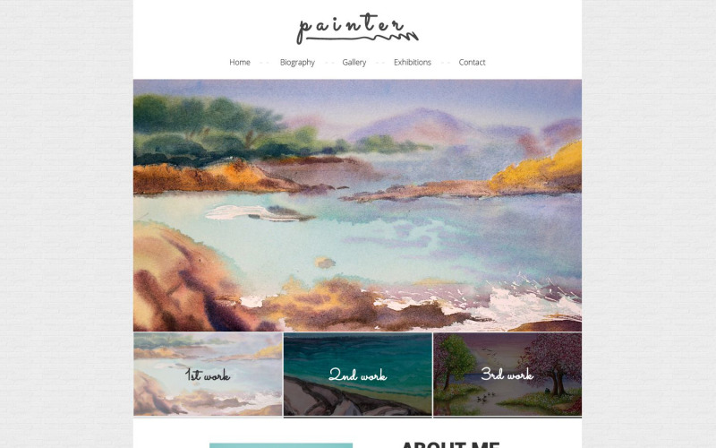 Persönliche Seite Responsive Website-Vorlage