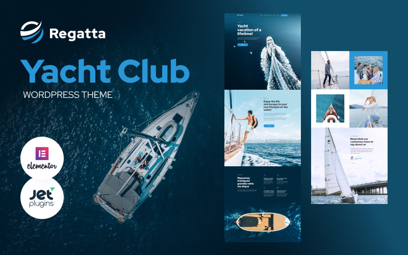Regaty - motyw WordPress Yacht Club